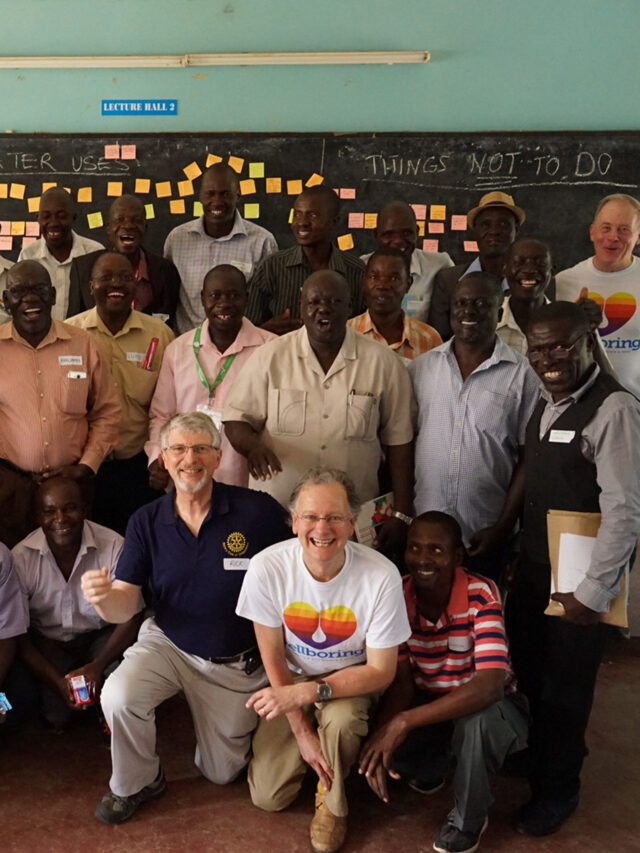 Members of WellBoring and Rotary International engaged in a strategic workshop in Kenya, focused on providing safe water to communities.